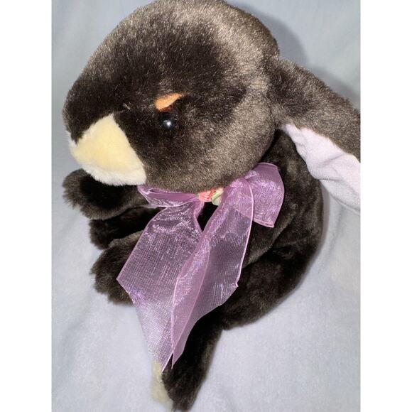 Commonwealth 2003 Brown Cream Bunny Rabbit Plush Stuffed Animal Lop Eared Easter - Picture 6 of 12